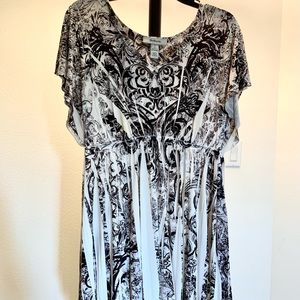 Black and White designer Top